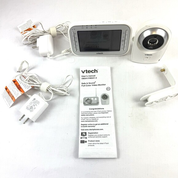 Vetch Baby Monitor Safe And Sound VM341 Video Monitor And Camera Tested - Picture 2 of 4
